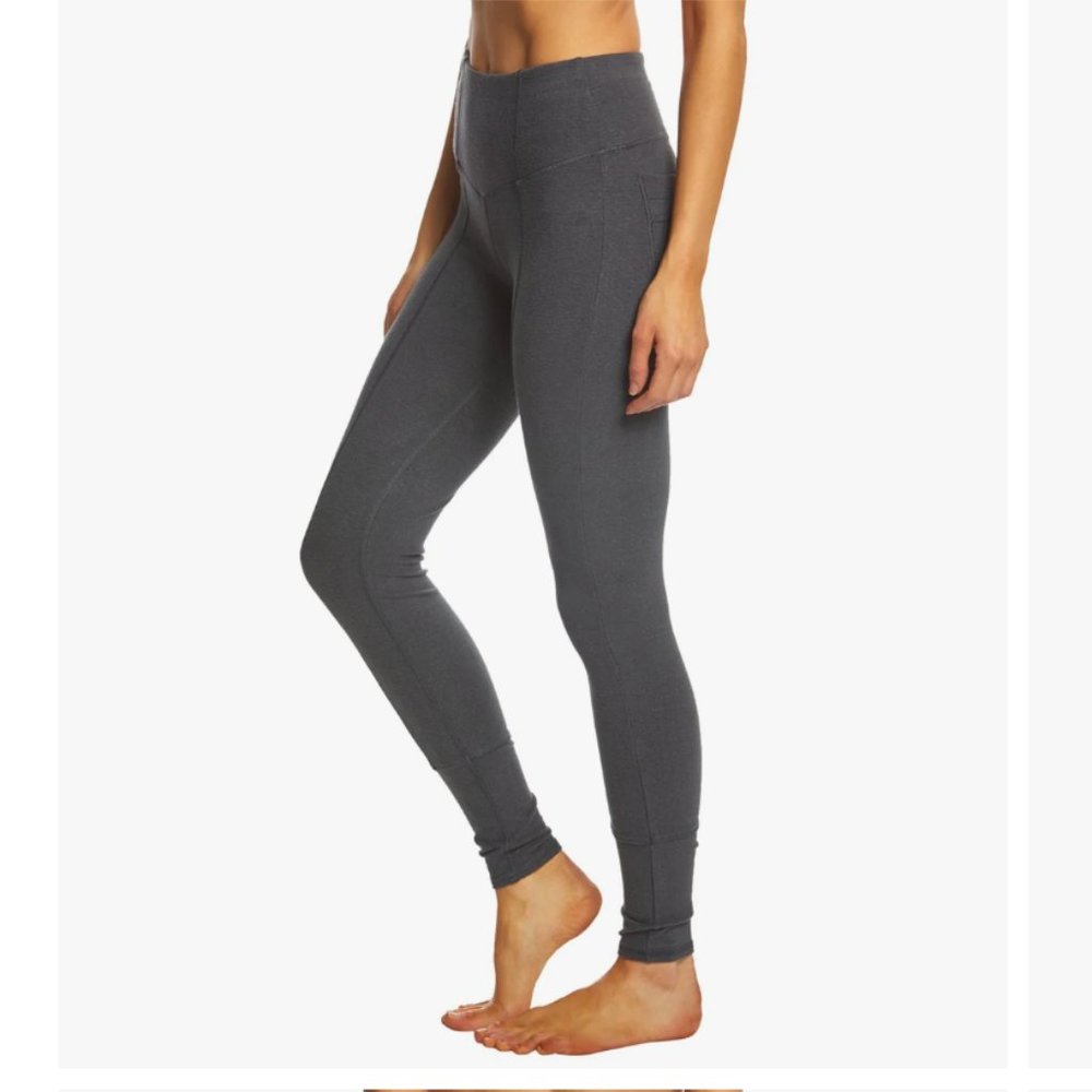 Prana Leda Yoga Pants - Coal / Dark Gray